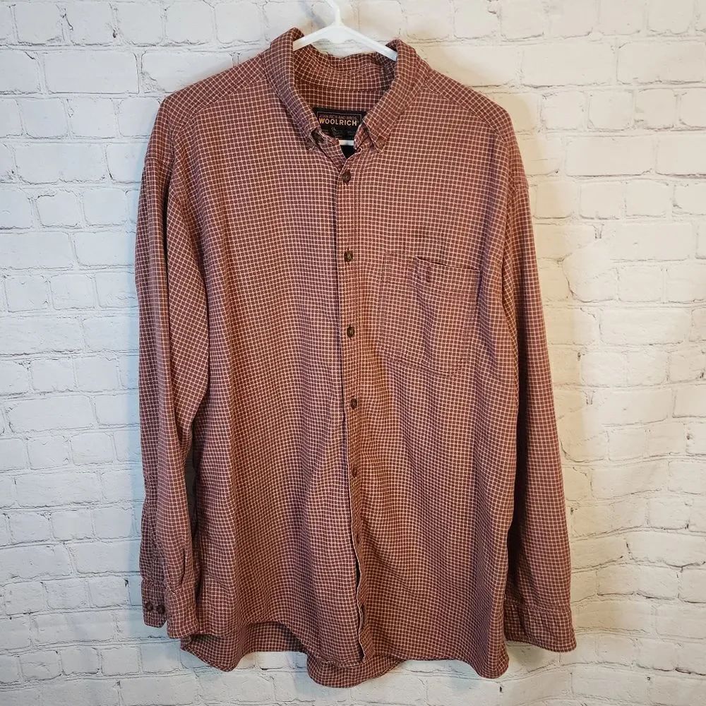 Men's Woolrich longsleeve button-down shirt, size XL